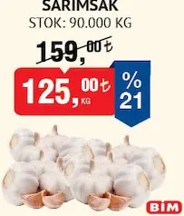 SARIMSAK KG SARIMSAK KG